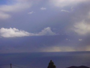 Ein Tiefdruckgebiet trifft auf La Palma,Wandern