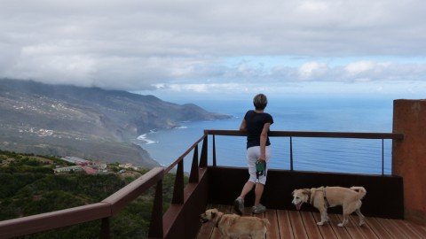 La Palma Wandern Ausblick auf die Nordküste von La Palma