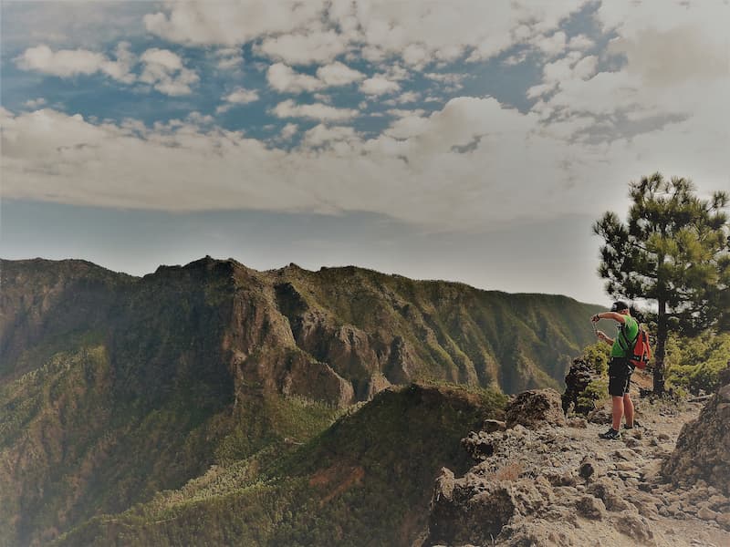 Bejenado, genialer Gipfel, Wanderparadies auf La Palma, auf dem Gipfel