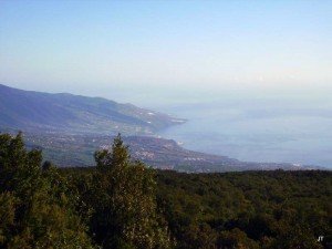Aussicht vom Mirador, La Palma, Wandern,