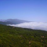 La Palma, Wandern,Blick Bis zu den Zweitausender Berge auf La Palma