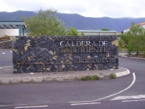 Parkplatz Centro de Visitantes in El Paso auf La Palma.