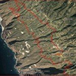 La Palma-Wandern-Wanderkarte-Quelle Google Earth