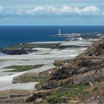 La Palma Wanderung-Blick nach Puerto Naos