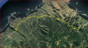 La Palma Wanderungen-Wanderstrecke