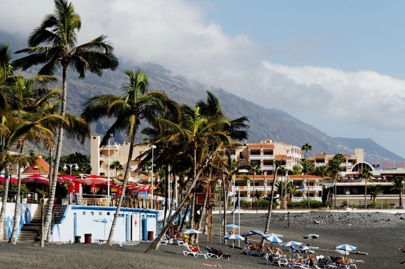 La Palma Urlaub, es wird Ihr schönster Urlaub werden! Puerto Naos Strand zurzeit nur eingeschränkt zugänlich