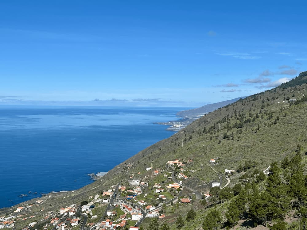 Herrlich Aussicht vom Mirador las Indias Fuencaliente La Palma