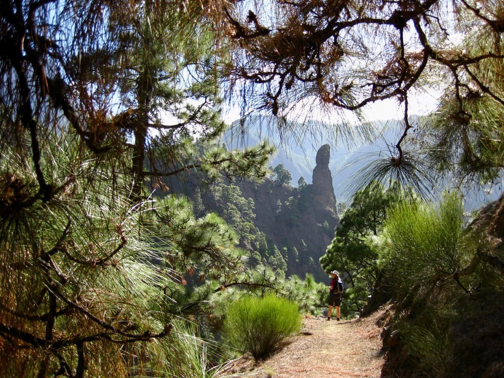 Sicht auf den Idafe vom Wanderweg PR LP 13