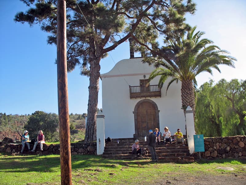La Palma Wandern Puntagorda Iglesia San Maura Abad