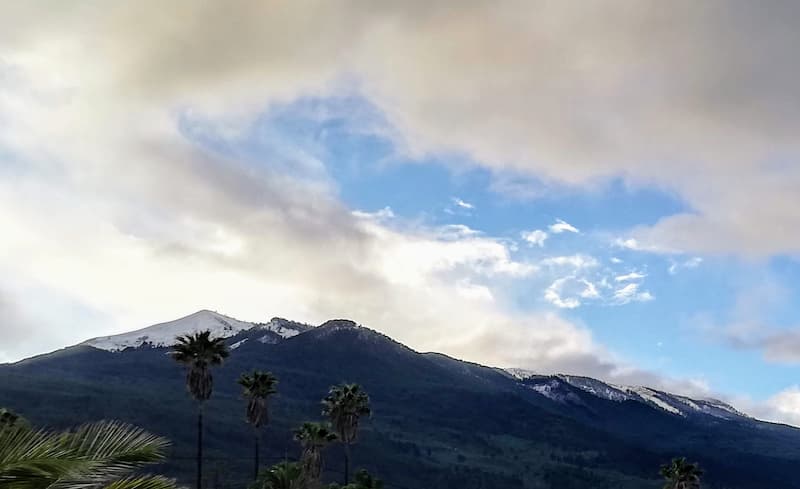 La Palma Wandern Birigoyo und Cumbre Vieja mit Schnee