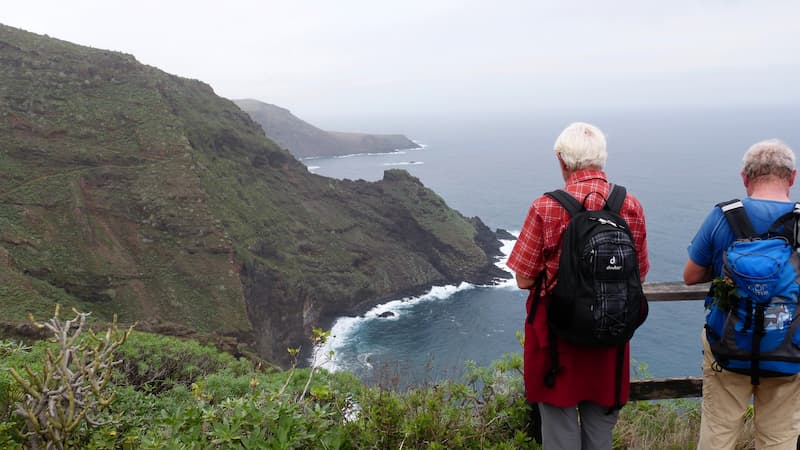 La Palma Wandern an der Steilküste im Norden der Insel