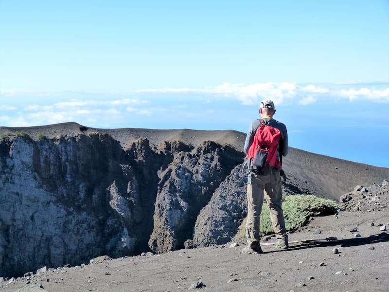 Vulkan Deseada: Atemberaubende Wanderung auf La Palma, direkt am Hoyo Negro Krater