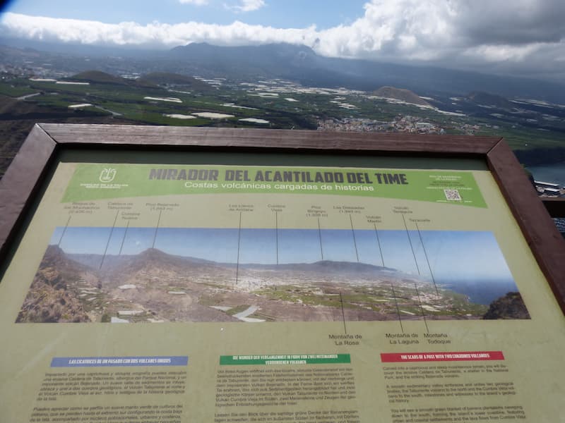 La Palma Wandern Mirador del Acandilado del Time