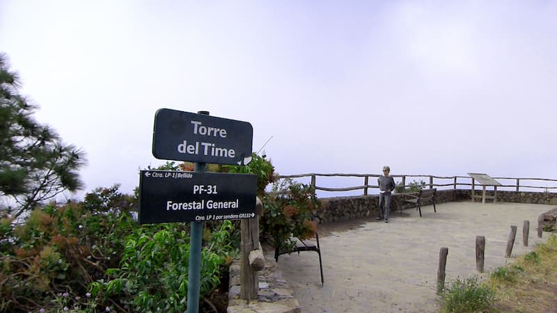 La Palma Wandern,Torre del Time Mirador