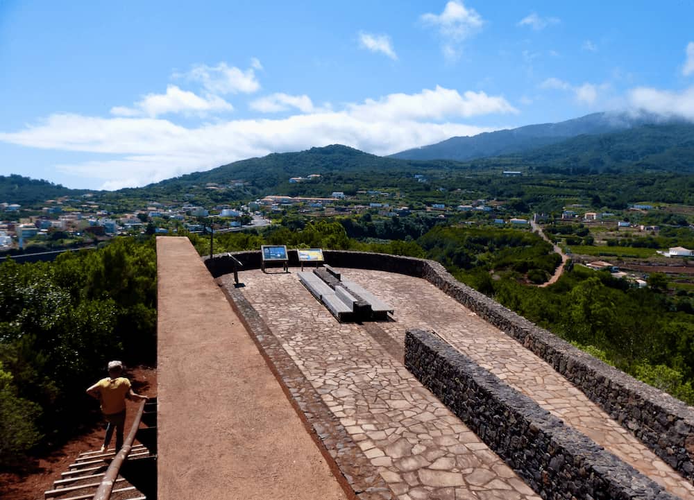 Ausblick auf Barlovento vom Mirador El Molino